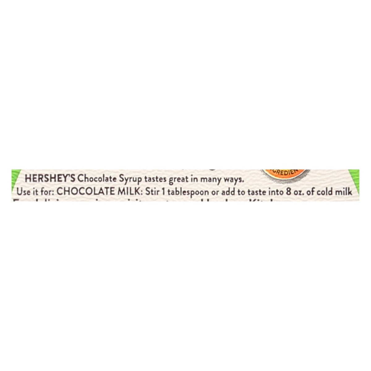 Hershey Chocolate Syrup - Simply 5 - Case of 12 - 21.8 oz