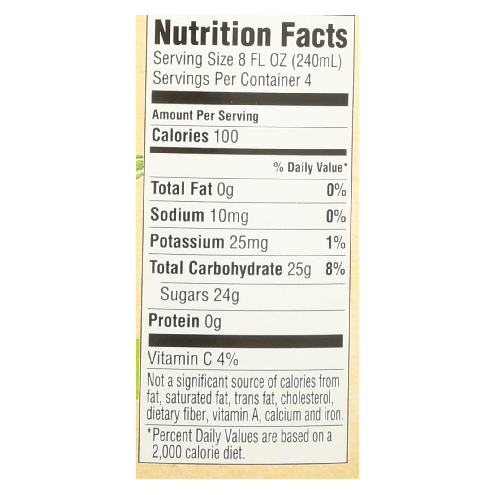 Santa Cruz Organic Juice - Limeade - Case of 12 - 32 Fl oz.