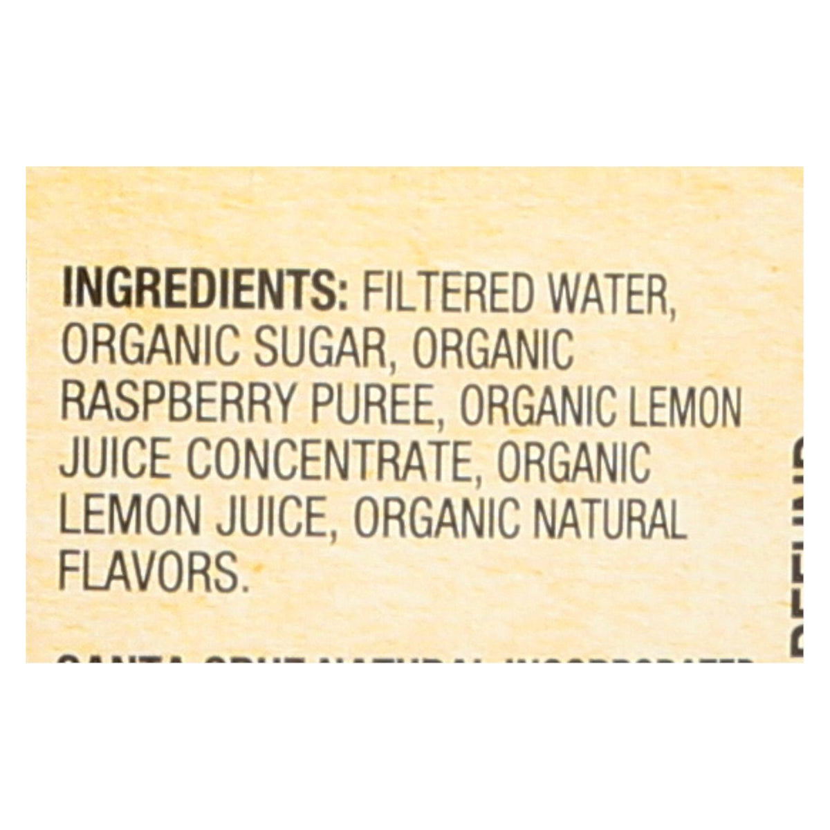 Santa Cruz Organic Lemonade Juice - Raspberry - Case of 12 - 32 Fl oz.