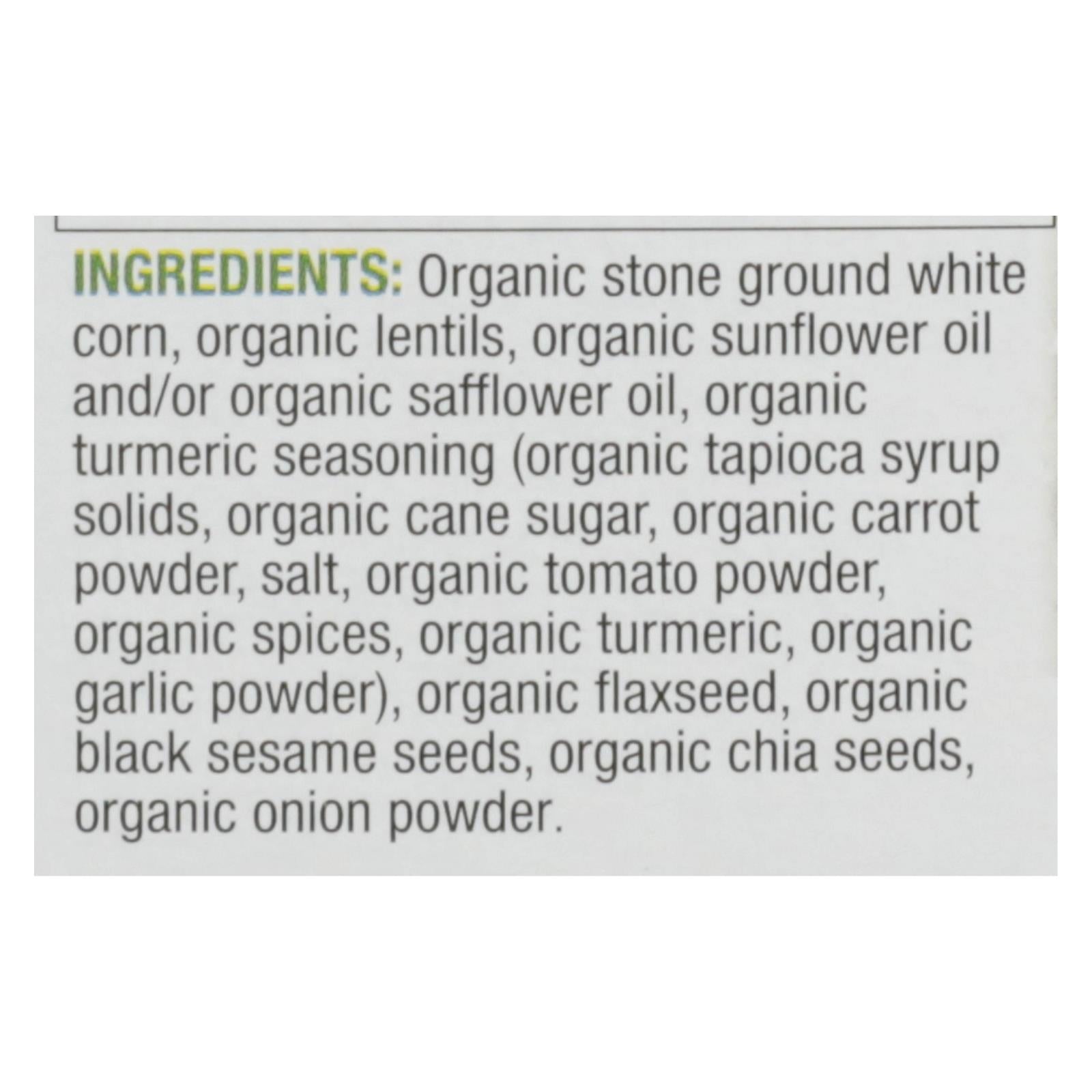 R.W. Garcia, Organic Lentil with Turmeric Gluten Free Crackers, Case Of 6, 5.5 oz