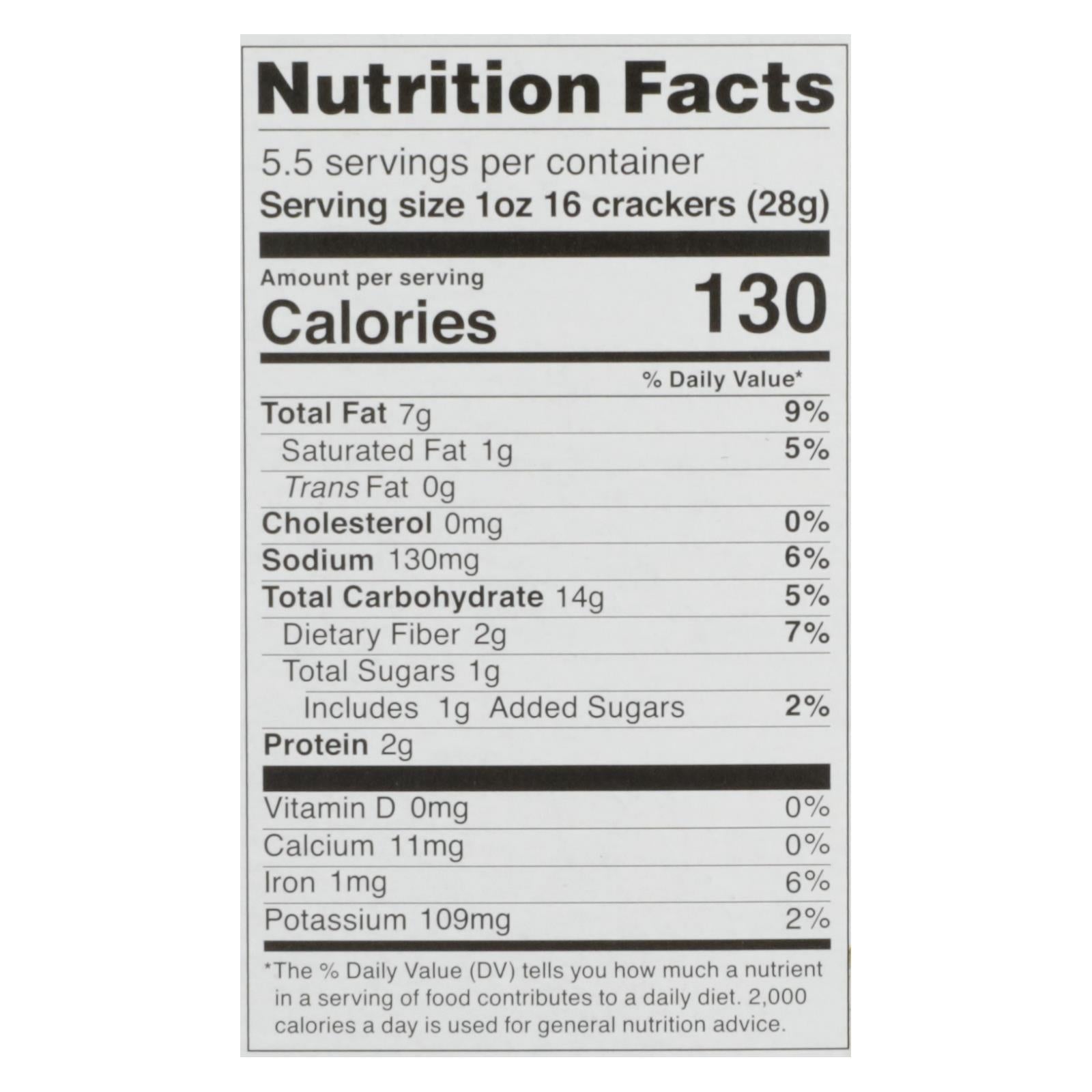 R.W. Garcia, Organic Lentil with Turmeric Gluten Free Crackers, Case Of 6, 5.5 oz