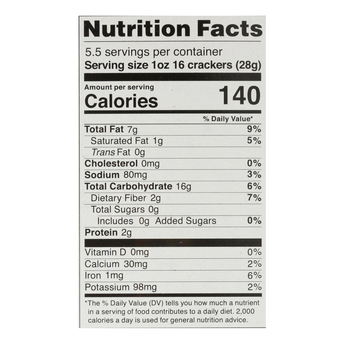 R. W. Garcia - Cracker Everything - Case of 6-5.5 OZ