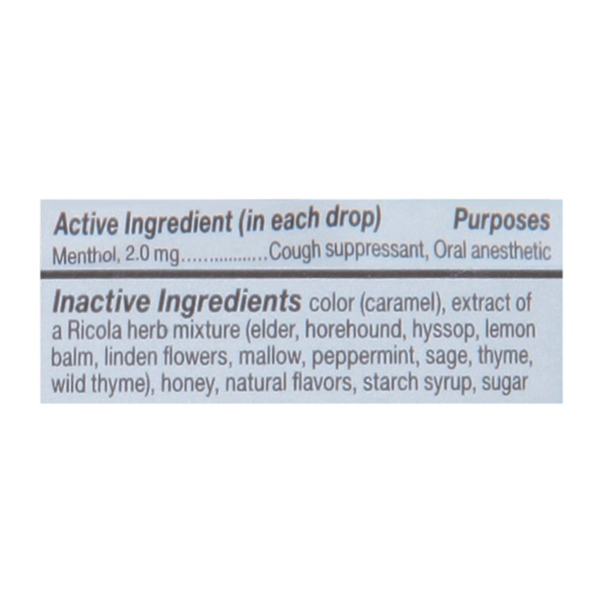 Ricola - Cough Drop Honey Herb - Case of 8-24 CT