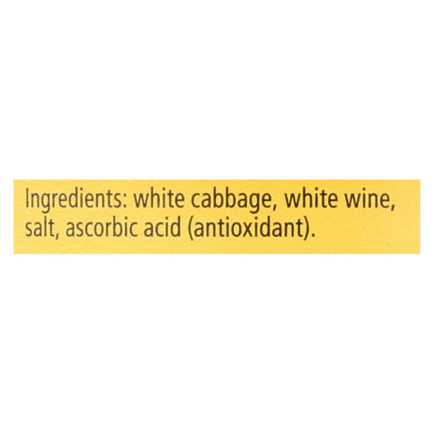 Hengstenberg Sauerkraut - Bavarian Style - Case of 12 - 24.3 oz.