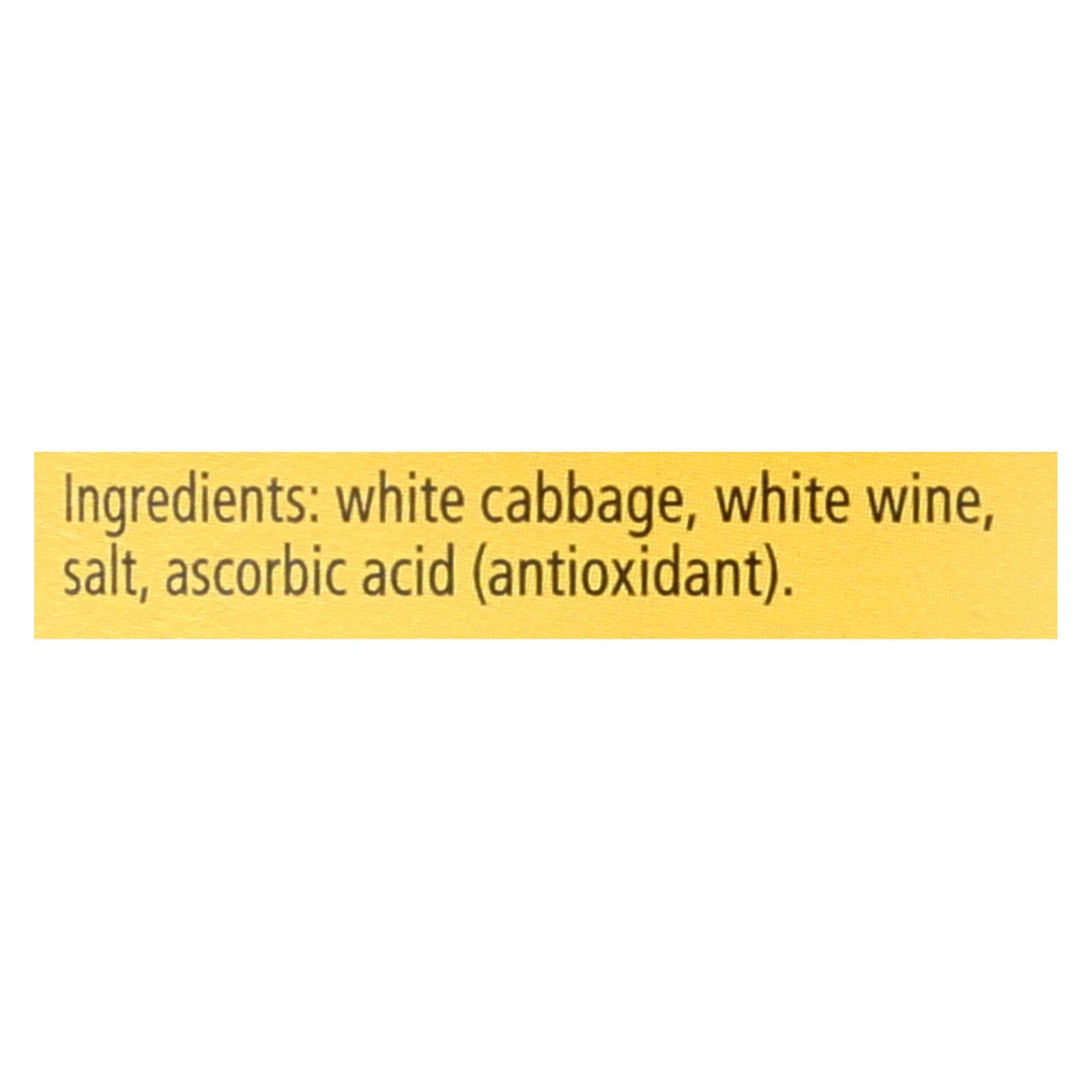 Hengstenberg Sauerkraut - Bavarian Style - Case of 12 - 24.3 oz.