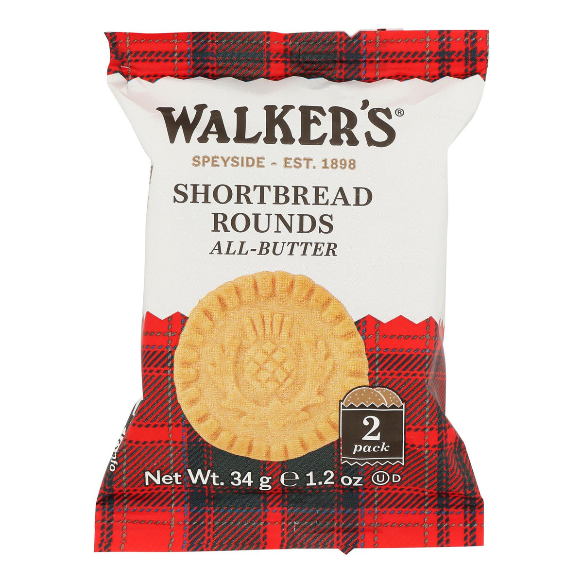 Walkers Shortbread Cookies  - Case of 22 - 1.2 OZ