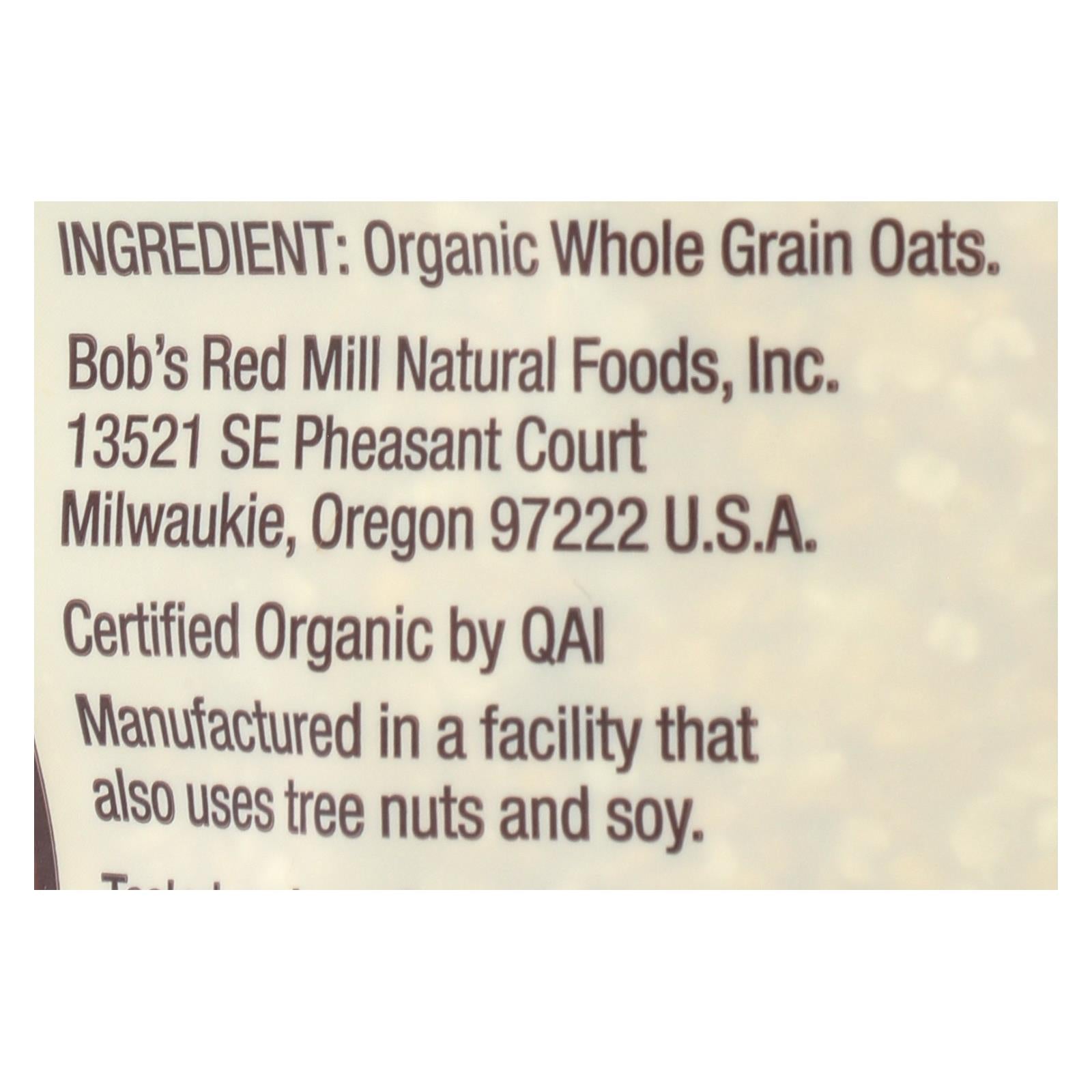 Bob's Red Mill - Organic Steel Cut Oats - Gluten Free - Case of 4-24 OZ