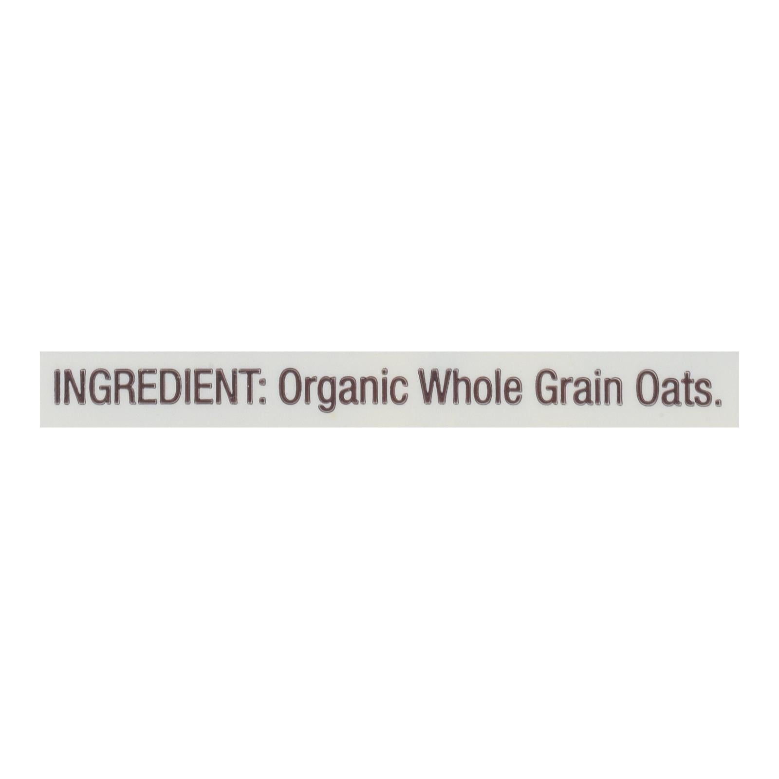 Bob's Red Mill - Organic Old Fashioned Rolled Oats - Gluten Free - Case of 4-32 OZ