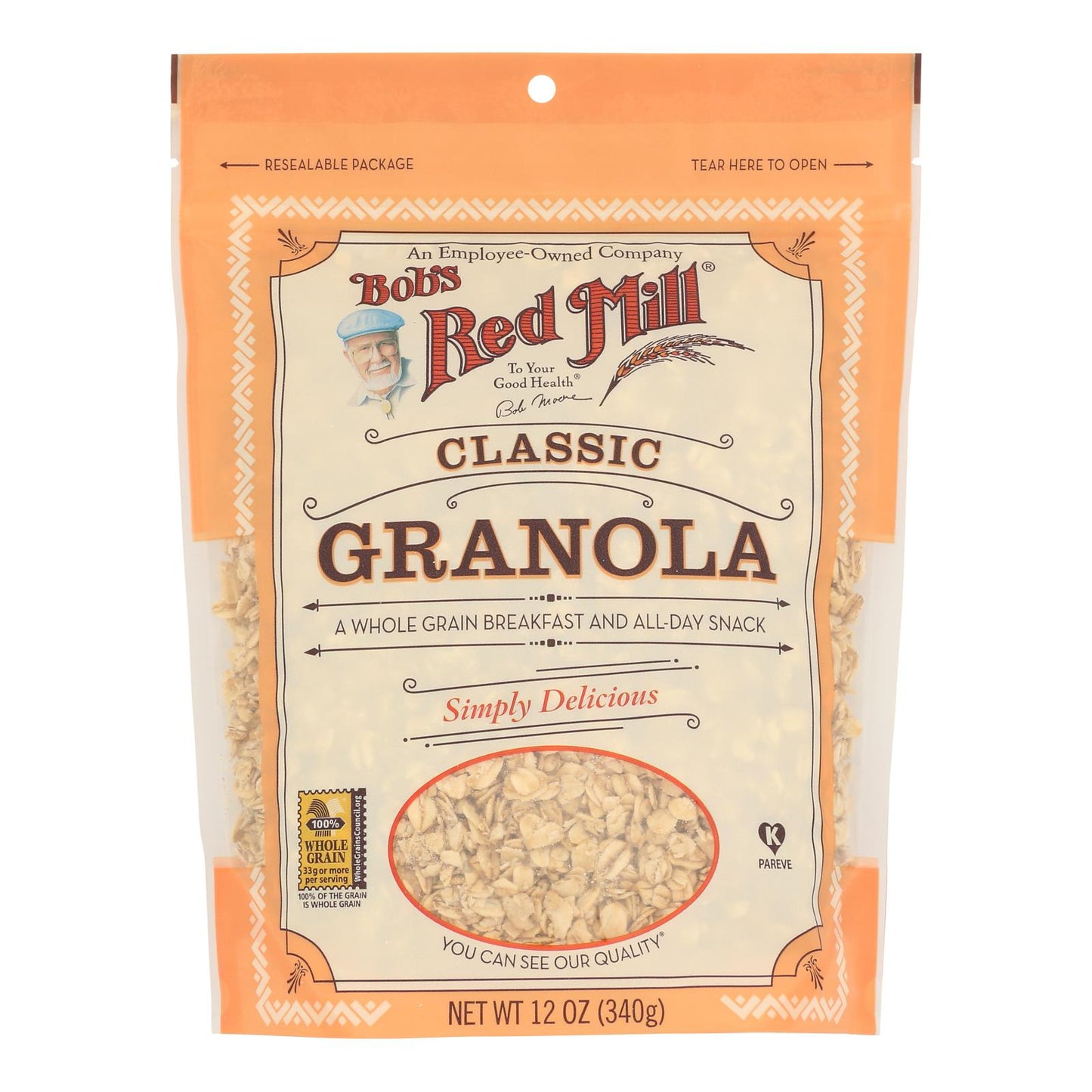 Bob's Red Mill - Natural Whole Grain Granola - 12 oz - Case of 4