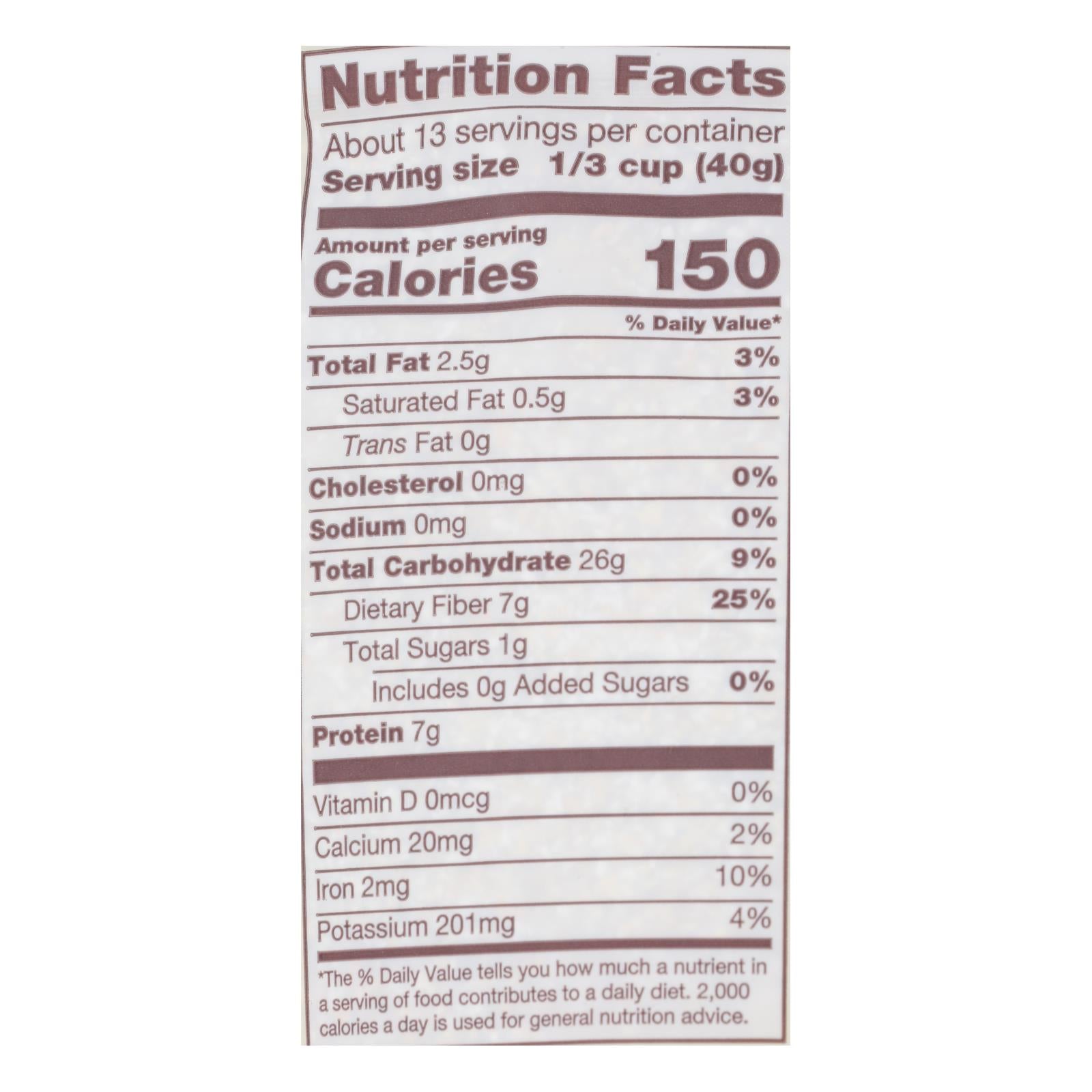 Bob's Red Mill - Oat Bran Hot Cereal - Case of 4-18 oz.