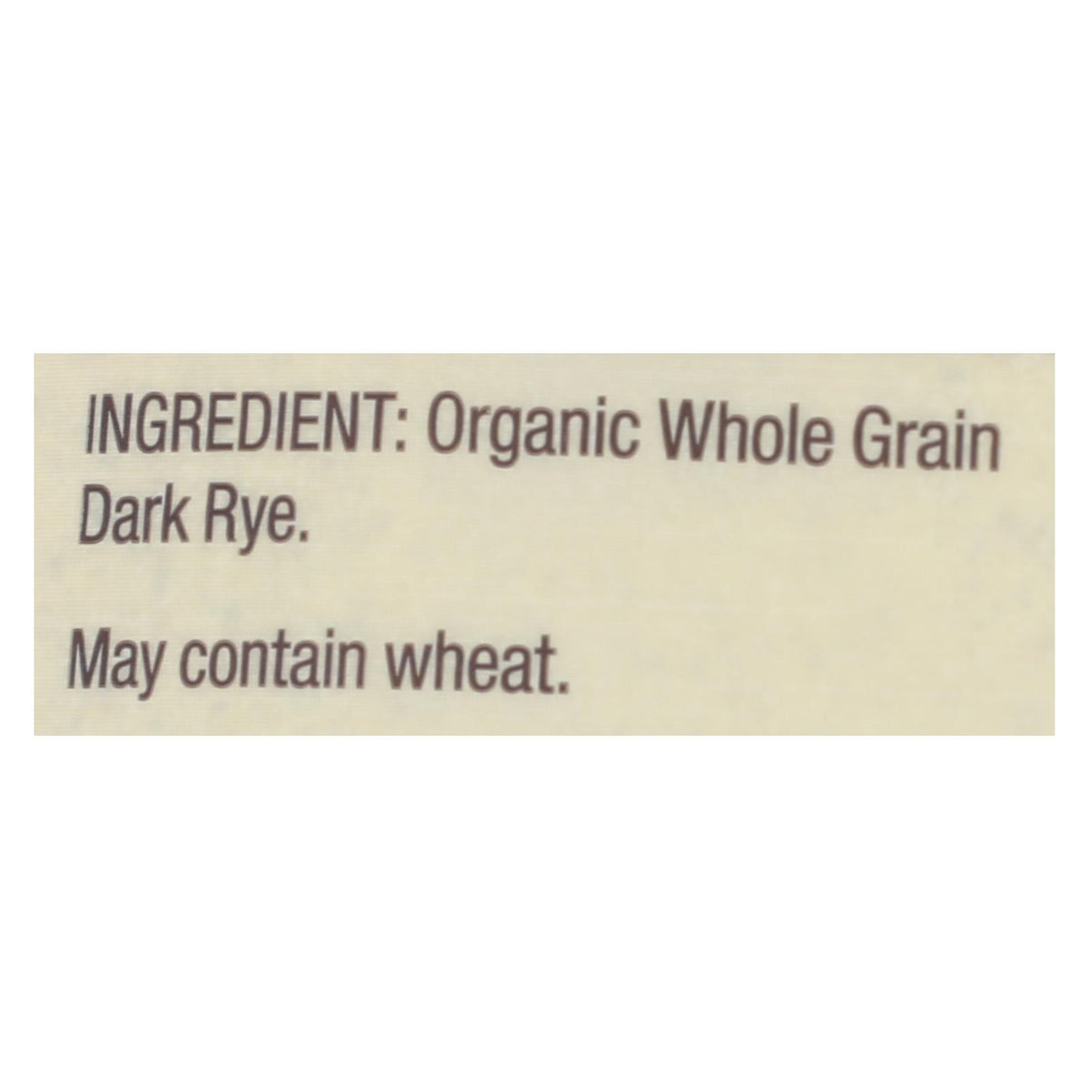 Bob's Red Mill - Rye Dark - Case of 4 - 20 OZ