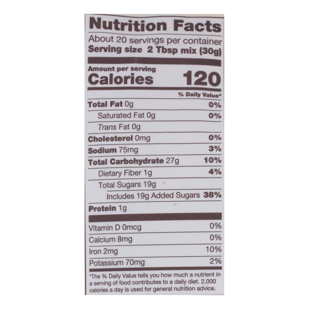 Bob's Red Mill - Brownie Mix Gluten Free - Case of 4-21 OZ