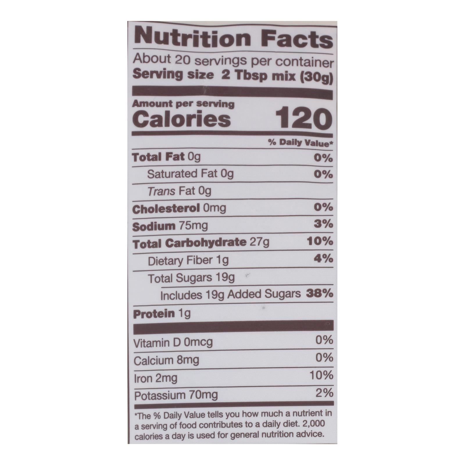Bob's Red Mill - Brownie Mix Gluten Free - Case of 4-21 OZ