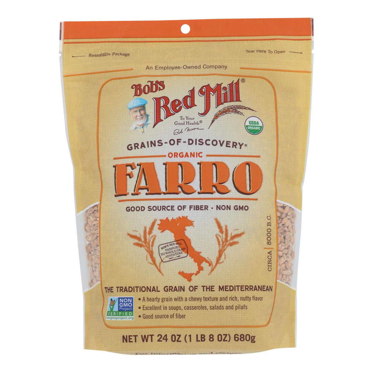 Bob's Red Mill - Farro - Case of 4 - 24 OZ
