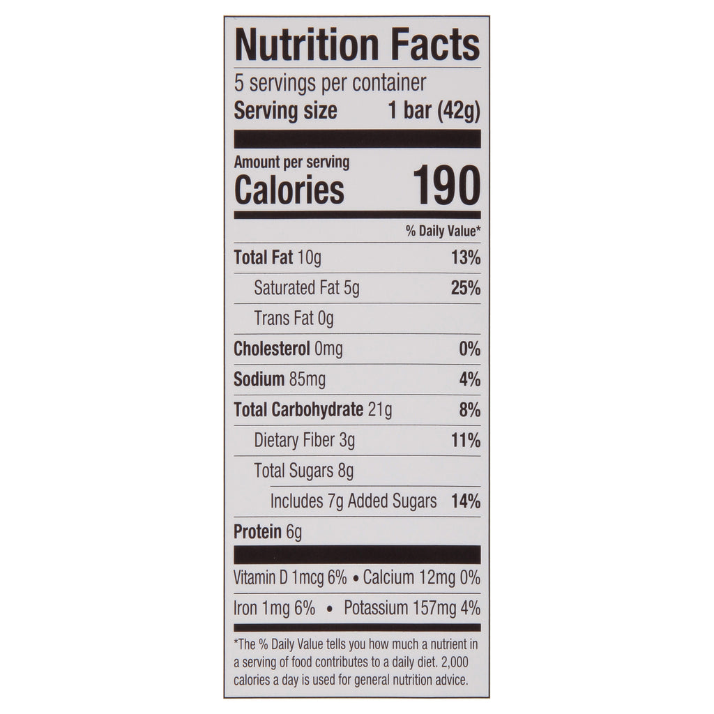Bob's Red Mill - Bars Pbtr Coconut Oats - CS of 6-7.4 OZ