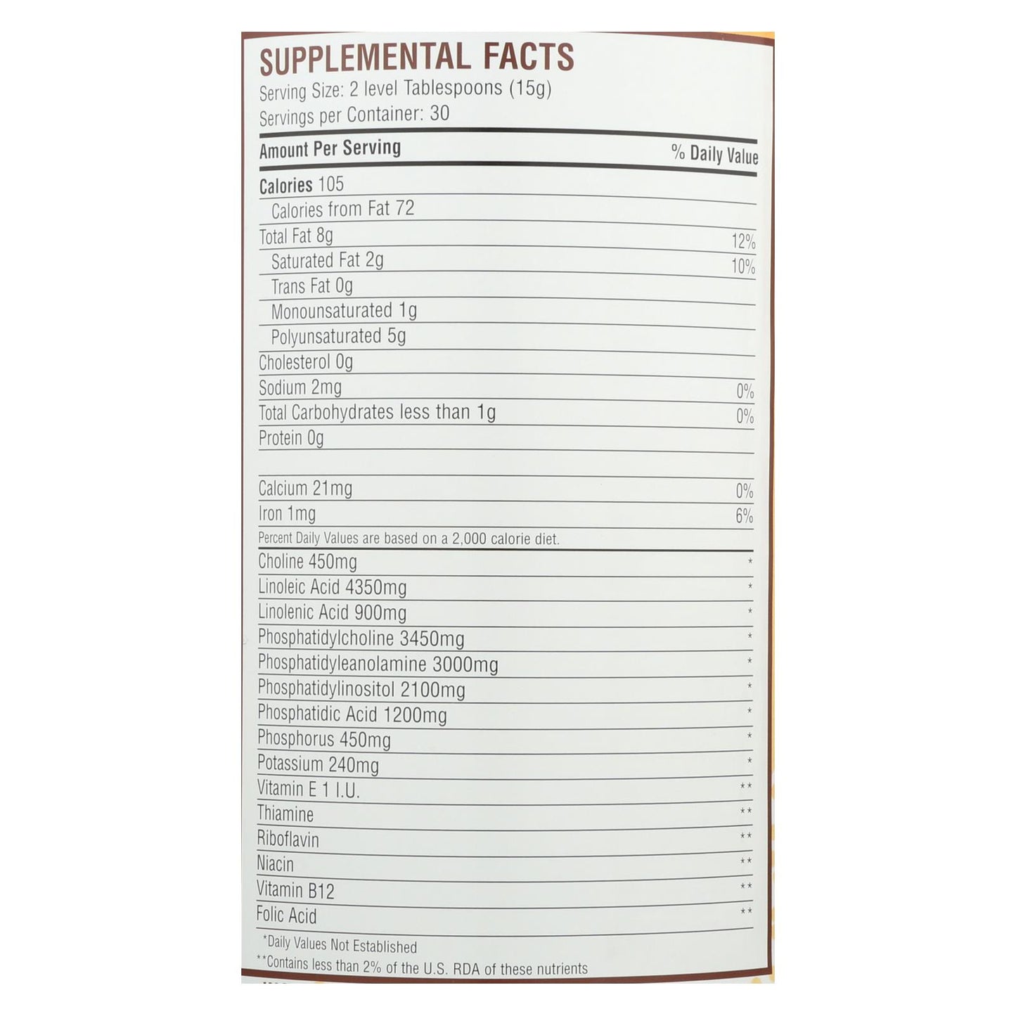 Fearn Lecithin Granules - 16 oz