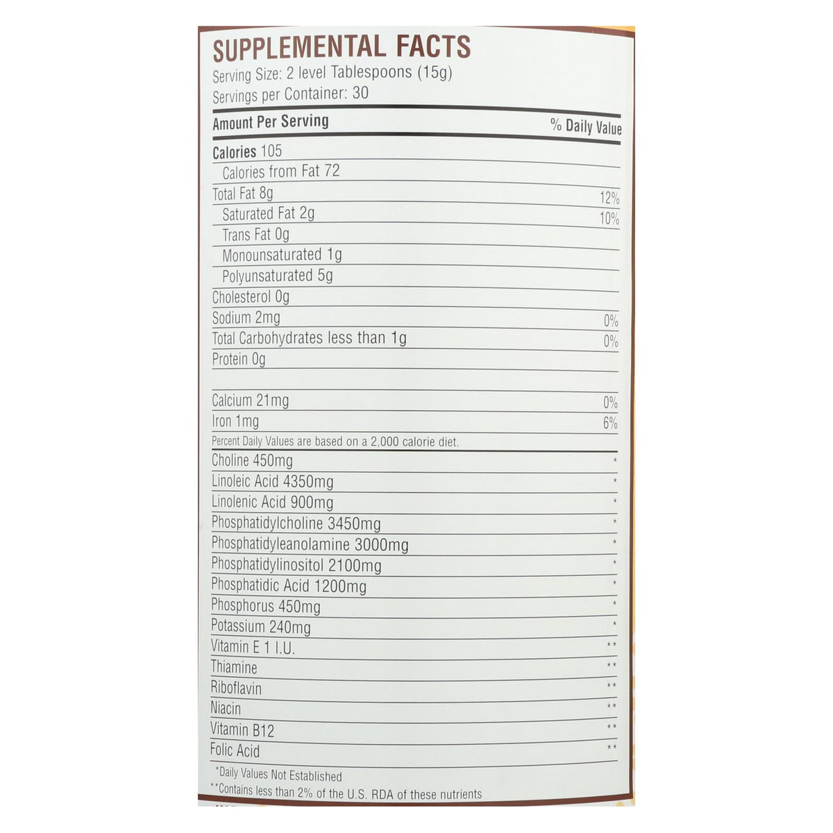 Fearn Lecithin Granules - 16 oz