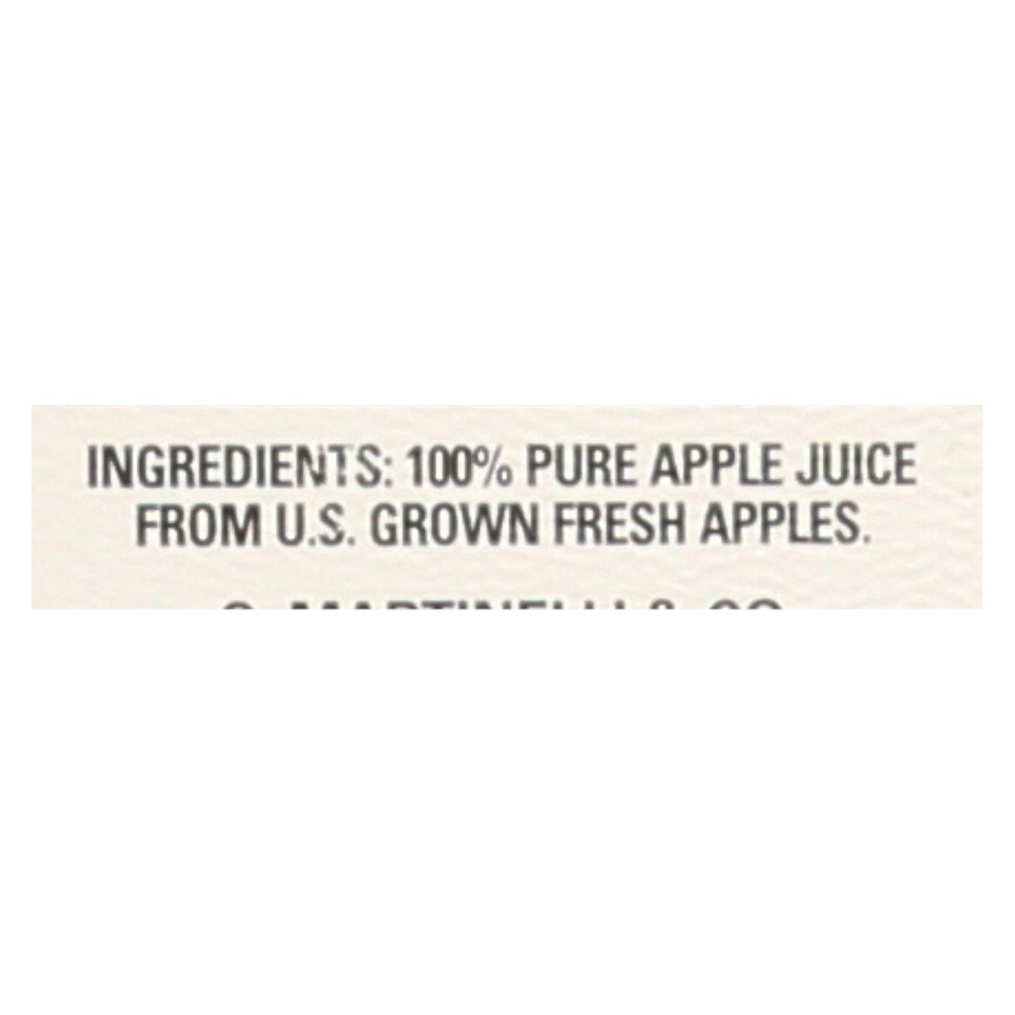 Martinelli's Apple Juice - Case of 4 - 128 fl oz