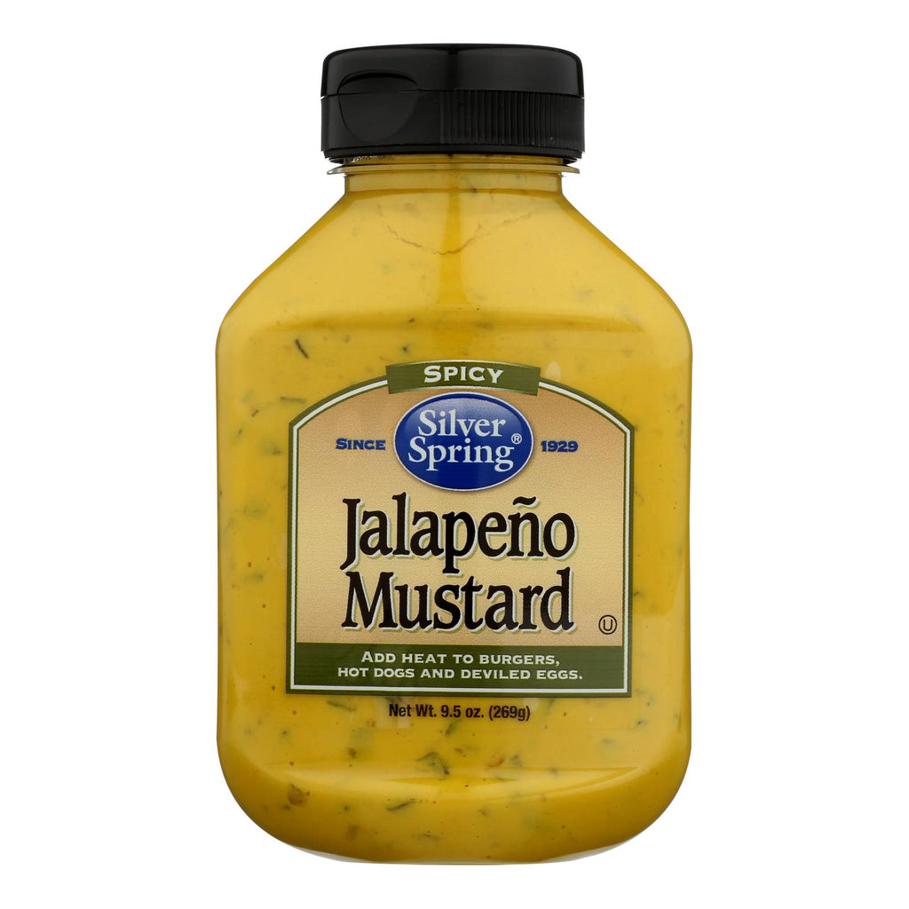 Silver Spring Squeeze - Mustard - Jalapeno - Case of 9 - 9.5 oz