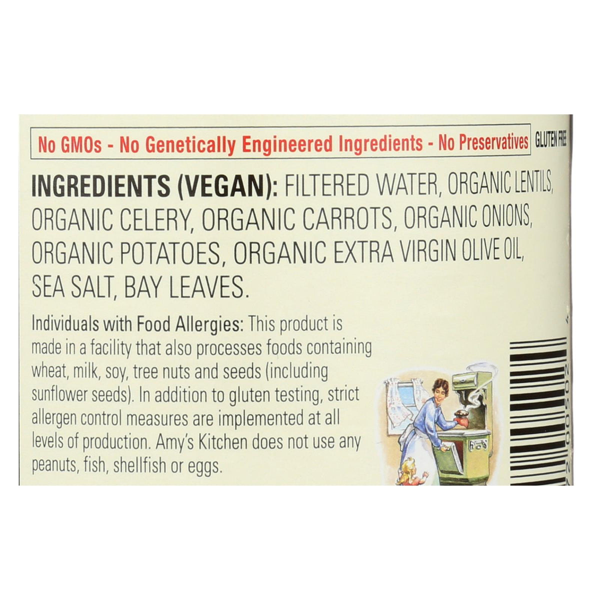 Amy's - Organic Lentil Soup - Case of 12 - 14.5 oz