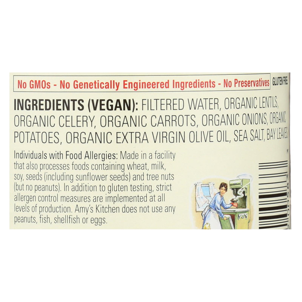 Amy's - Organic Low Sodium Lentil Soup - Case of 12 - 14.5 oz