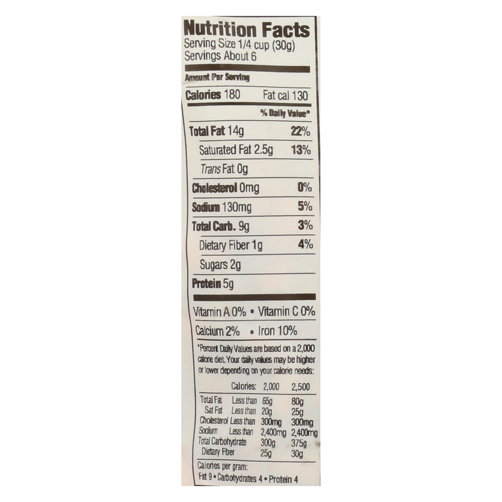 Woodstock Foods, Non Gmo Whole Cashews Roasted And Salted, Case Of 8, 6 oz