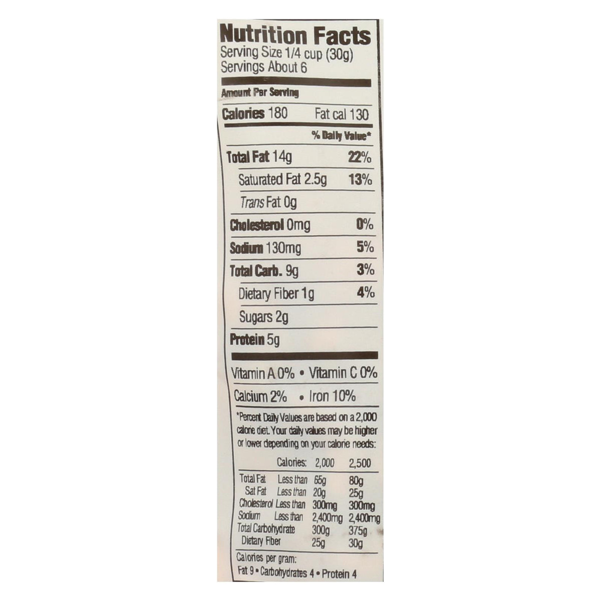 Woodstock Foods, Non Gmo Whole Cashews Roasted And Salted, Case Of 8, 6 oz