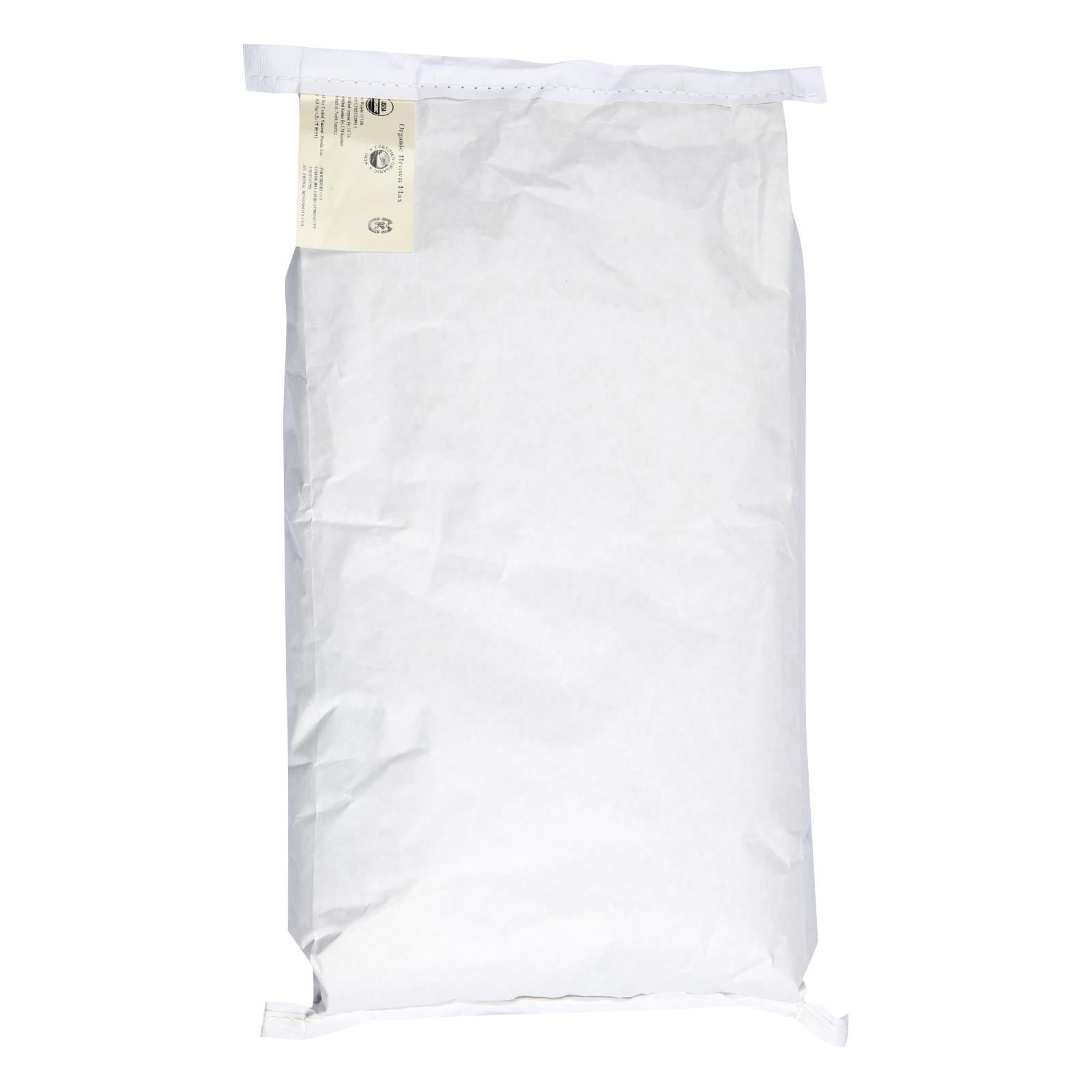 Bulk Seeds Flax Seed Organic Brown - Single Bulk Item - 25LB