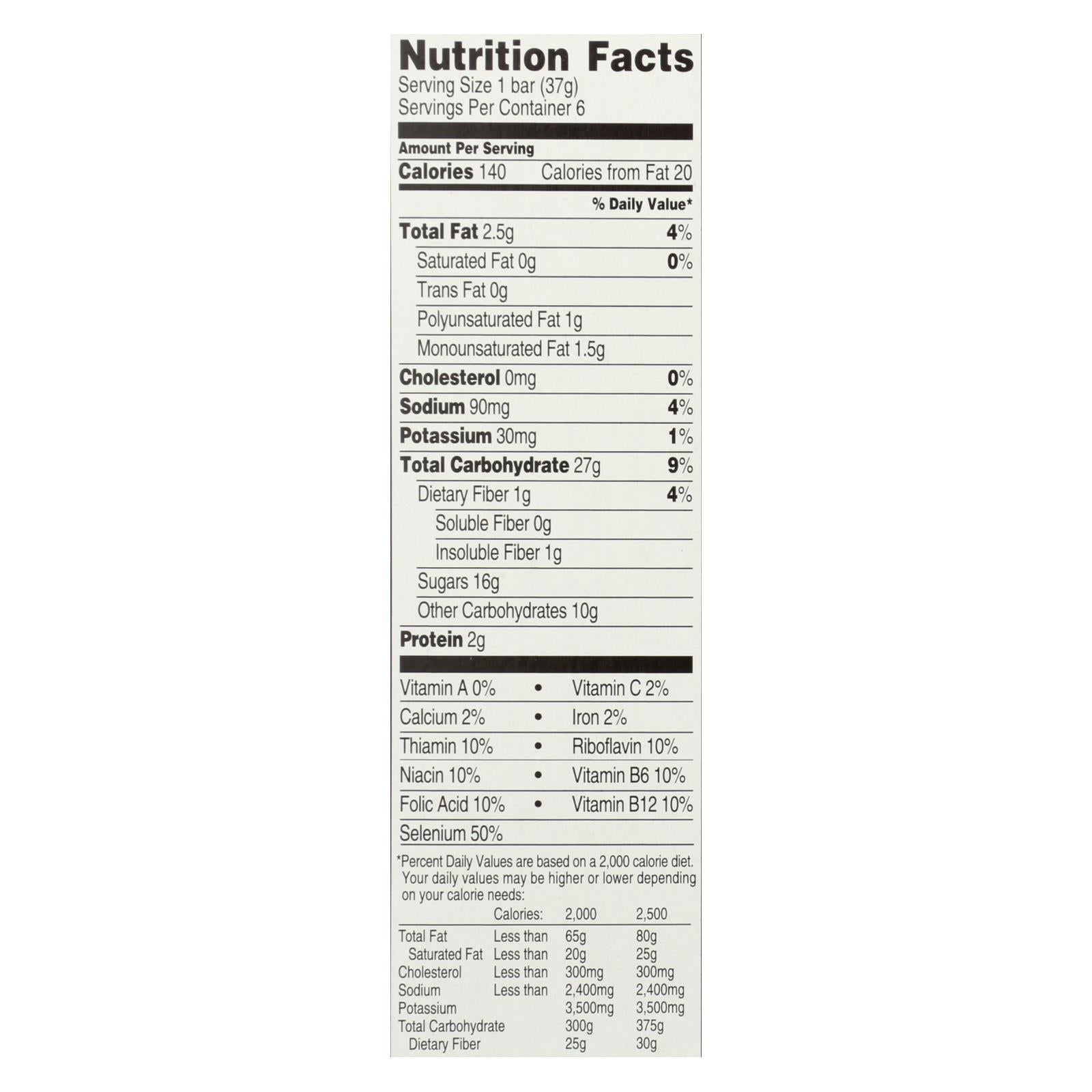 Field Day Snack Bars - Organic - Multi-Grain - Filled - Super Blueberry - 6/1.3 oz - case of 6