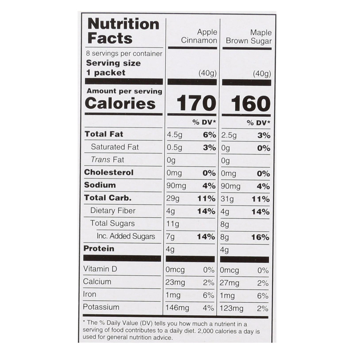 Field Day Organic Instant Oatmeal - Variety Pack - Case of 6 - 11.29 oz.
