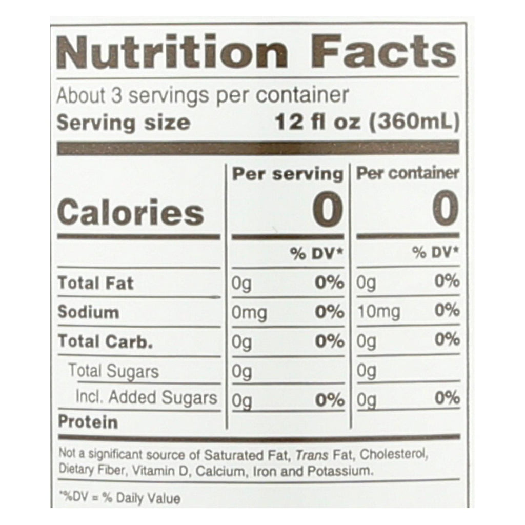 Field Day Lemon Flavored Sparkling Water - Sparkling Water - Case of 12 - 33.8 FL oz.
