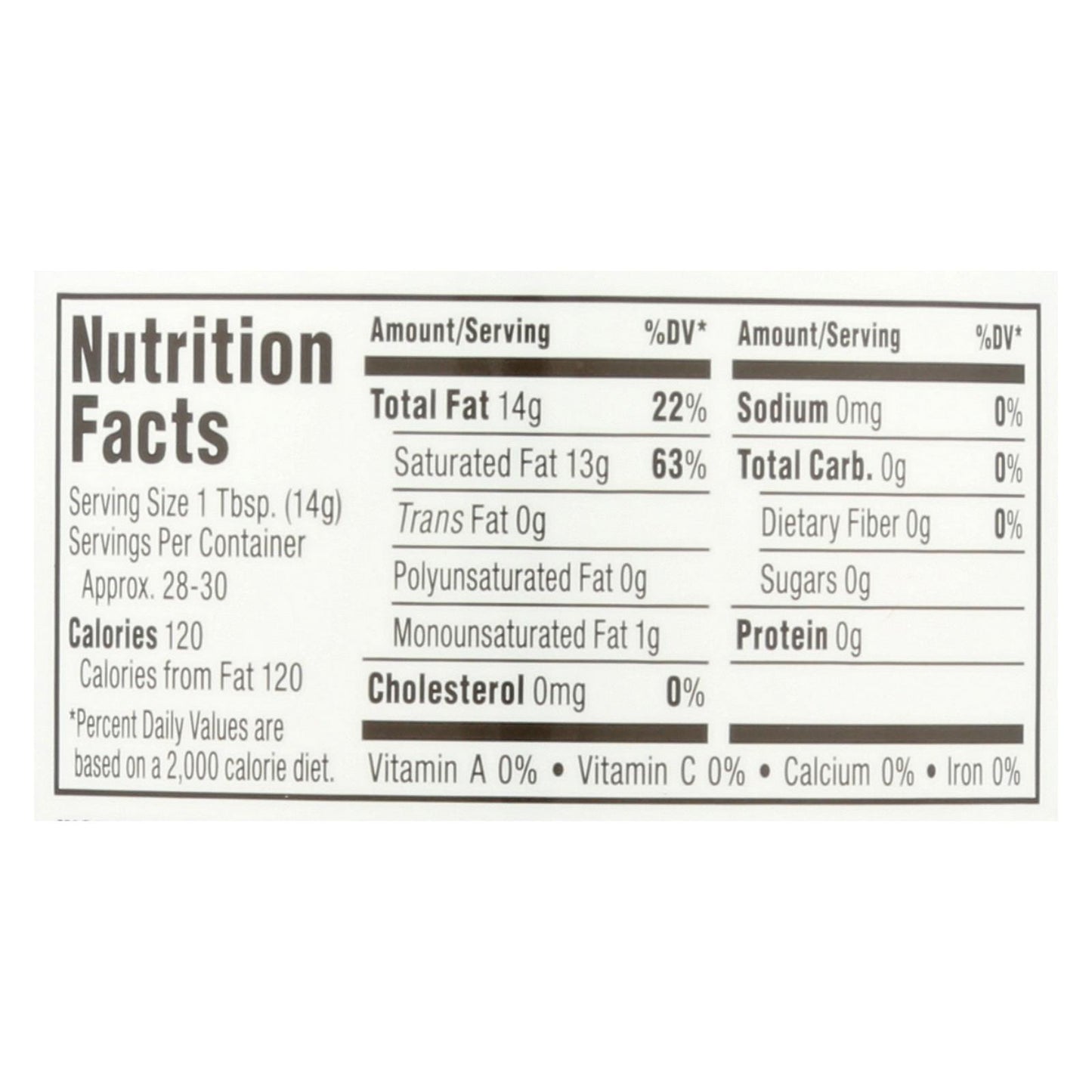 Field Day Organic Expeller Pressed Coconut Oil - Coconut Oil - Case of 6 - 14 oz.