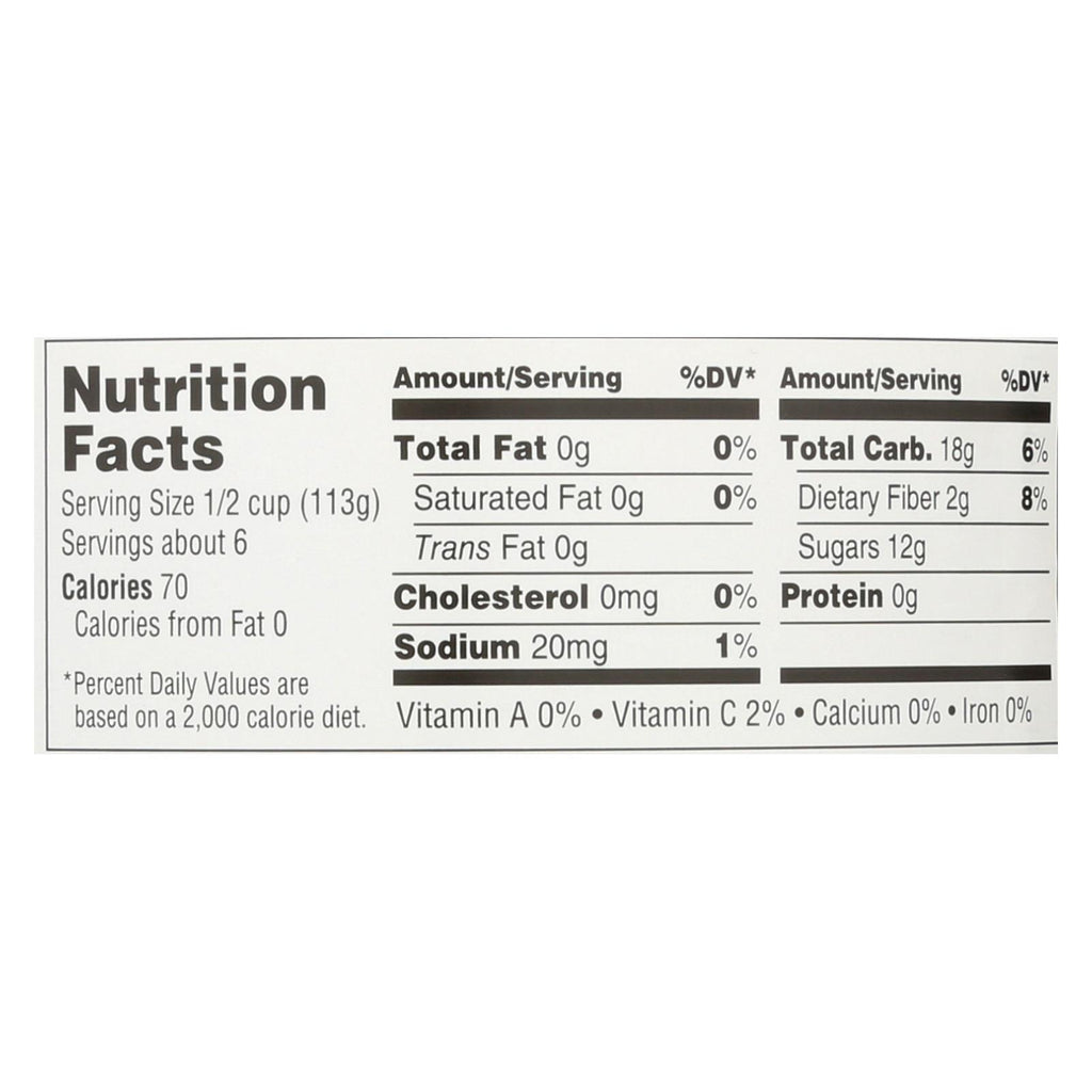 Field Day Organic Apple Sauce - Original - Case of 12 - 24 oz.