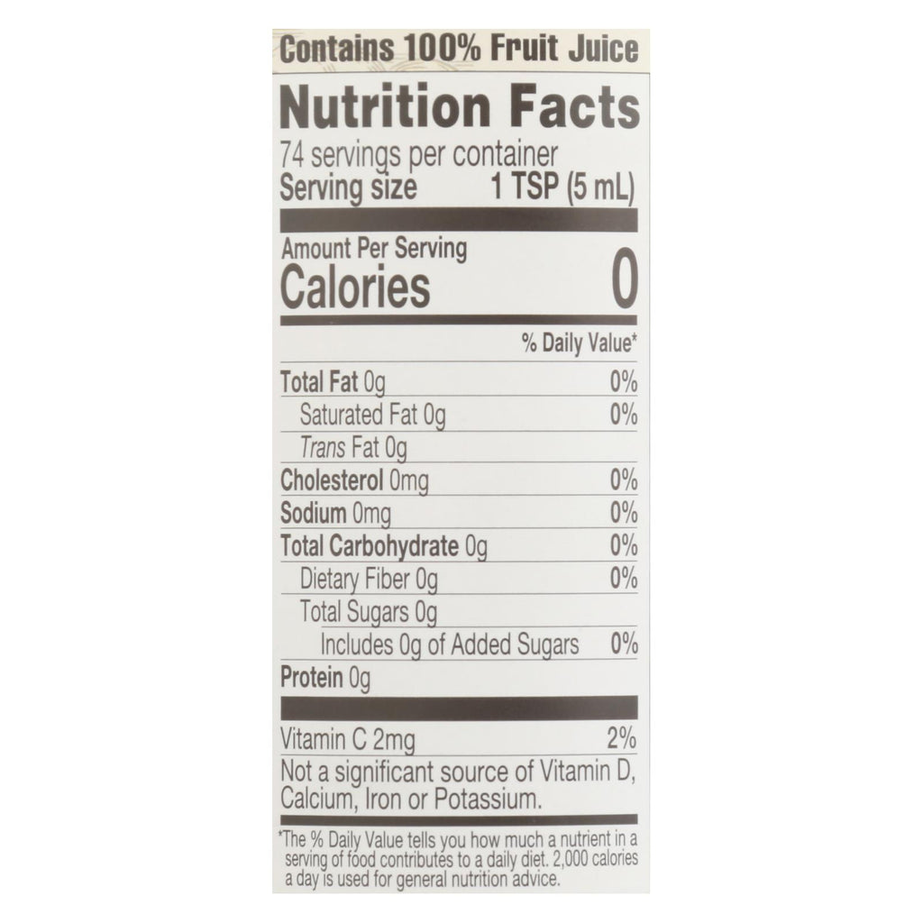 Lakewood, Organic Pure Pressed Lemon, Case Of 12, 12.5 oz