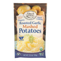 Edward and Sons Organic Mashed Potatoes - Roasted Garlic - Case of 6 - 3.5 oz.