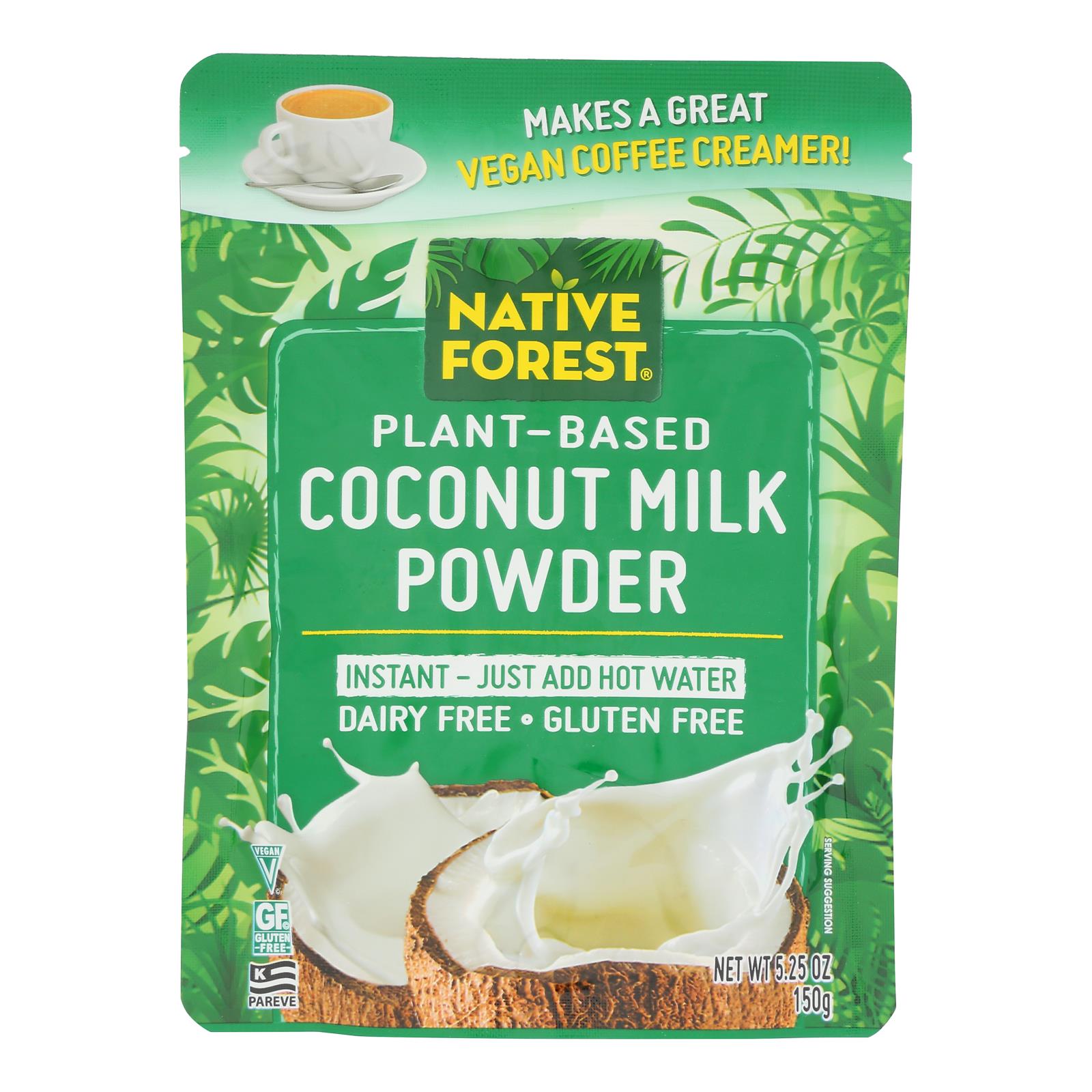 Native Forest Vegan Milk Powder - Coconut - Case of 6 - 5.25 oz.
