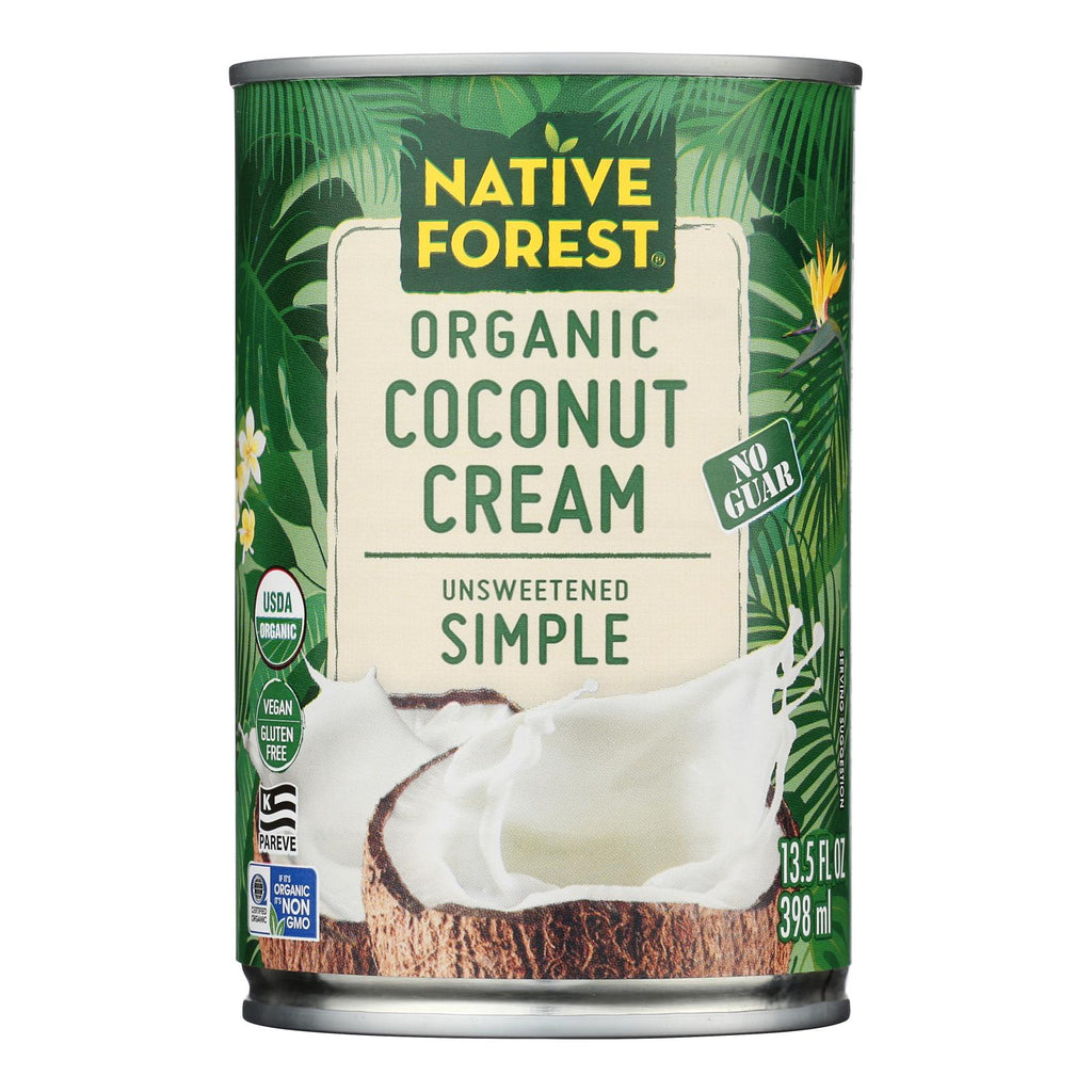 Native Forest - Coconut Cream Organic Simple Unsweetened - Case of 12-13.5 Fluid Ounces