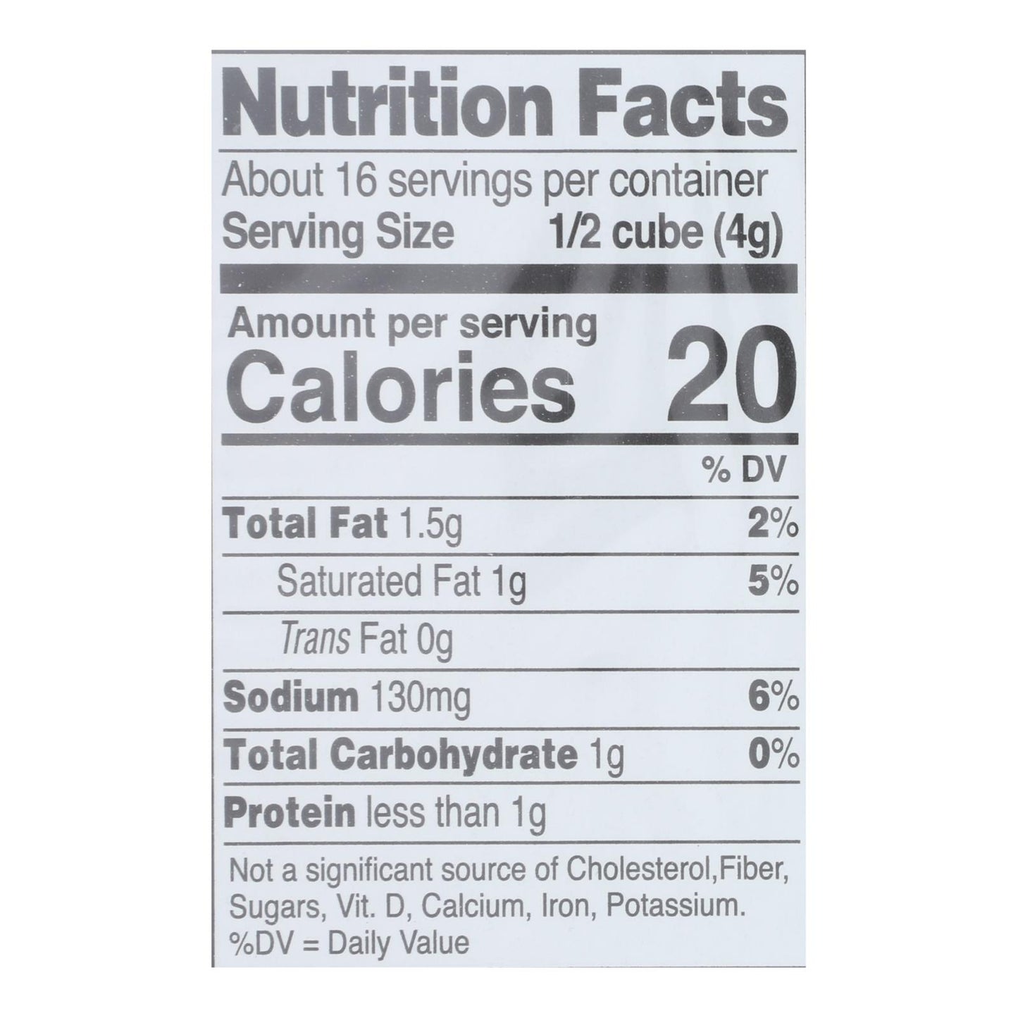 Edwards and Sons Natural Bouillon Cubes - Veggie - Low Sodium - 2.2 oz - Case of 12