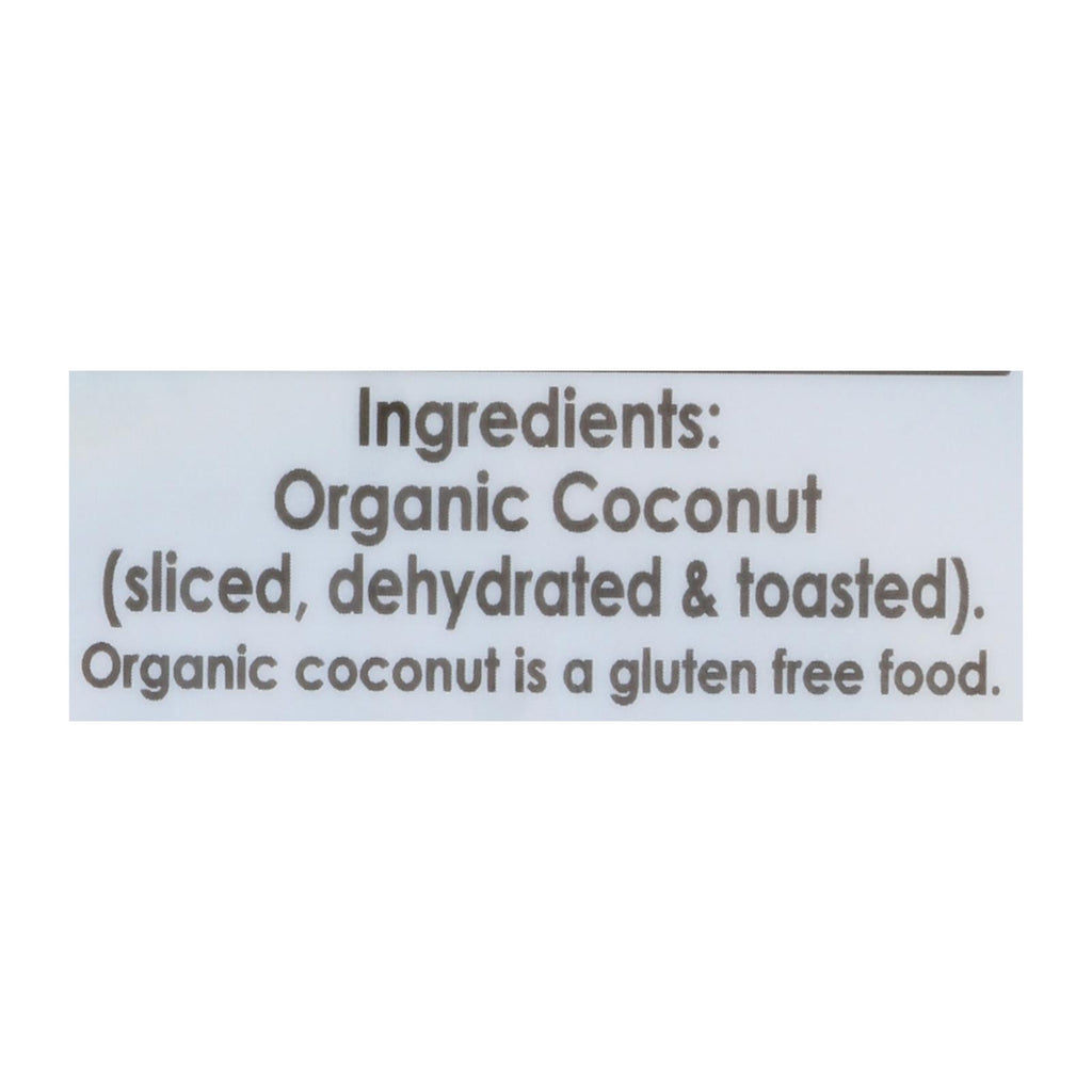 Let's Do Organics Toasted Coconut Flakes - Organic - Case of 12 - 7 oz.