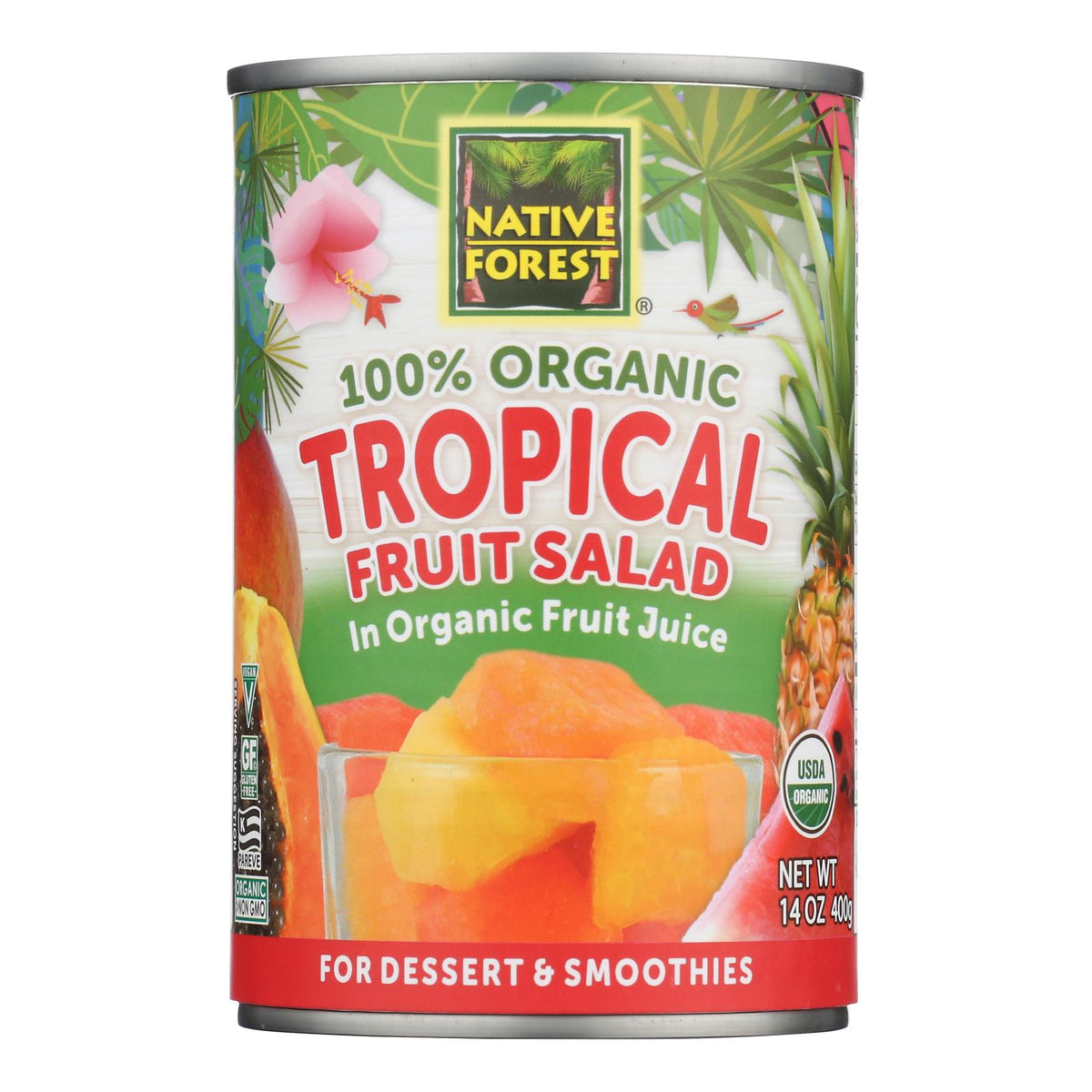 Native Forest Tropical Fruit Salad - Case of 6 - 14 oz.