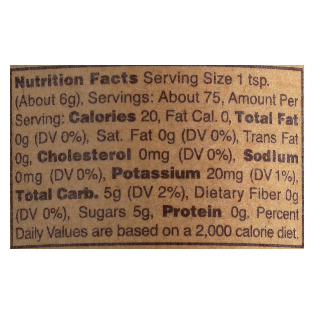 Sugar In The Raw Liquid Cane - Case of 6 - 12.5 Fl oz.