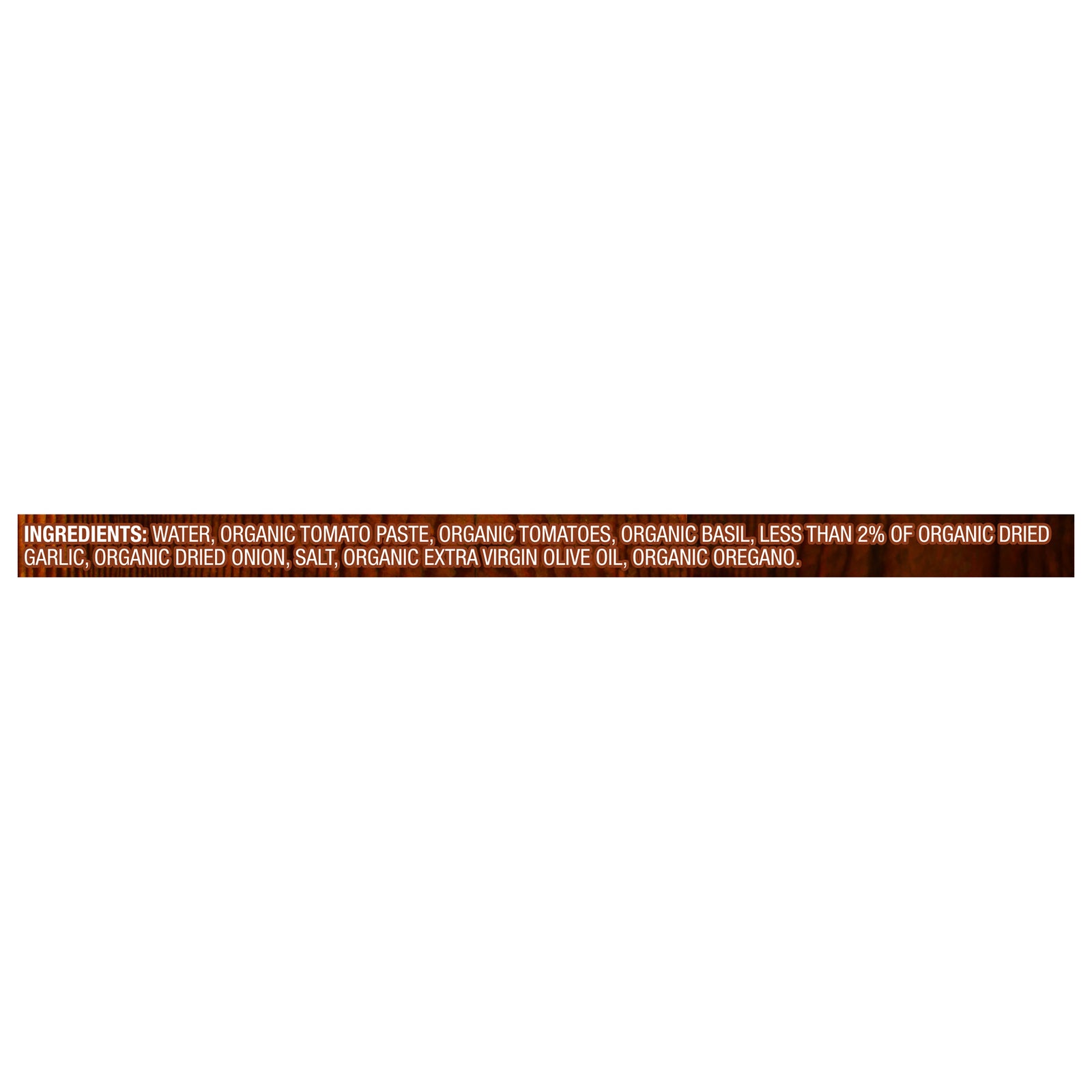 Organicville - Psta/sce Tom Basil Whole - Case of 6-24 OZ
