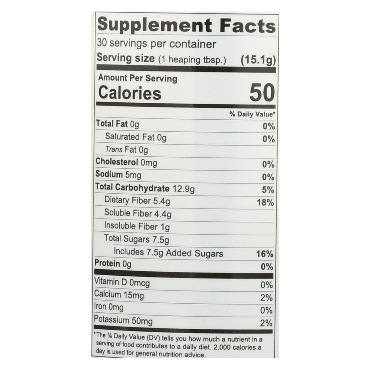Yerba Prima Daily Fiber Formula, Orange Flavor  - 1 Each - 16 OZ