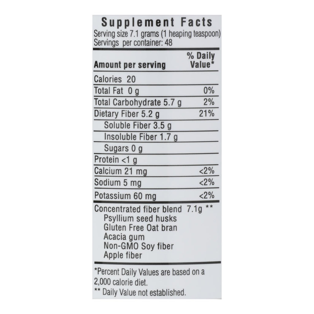 Yerba Prima Daily Fiber Formula - 12 oz