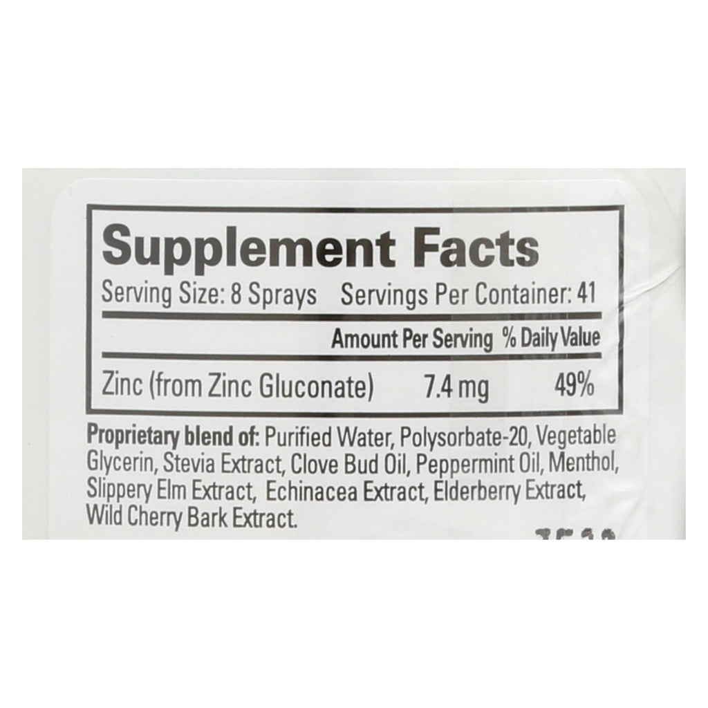 Quantum Research Thera Zinc Throat Spray - 2 fl oz