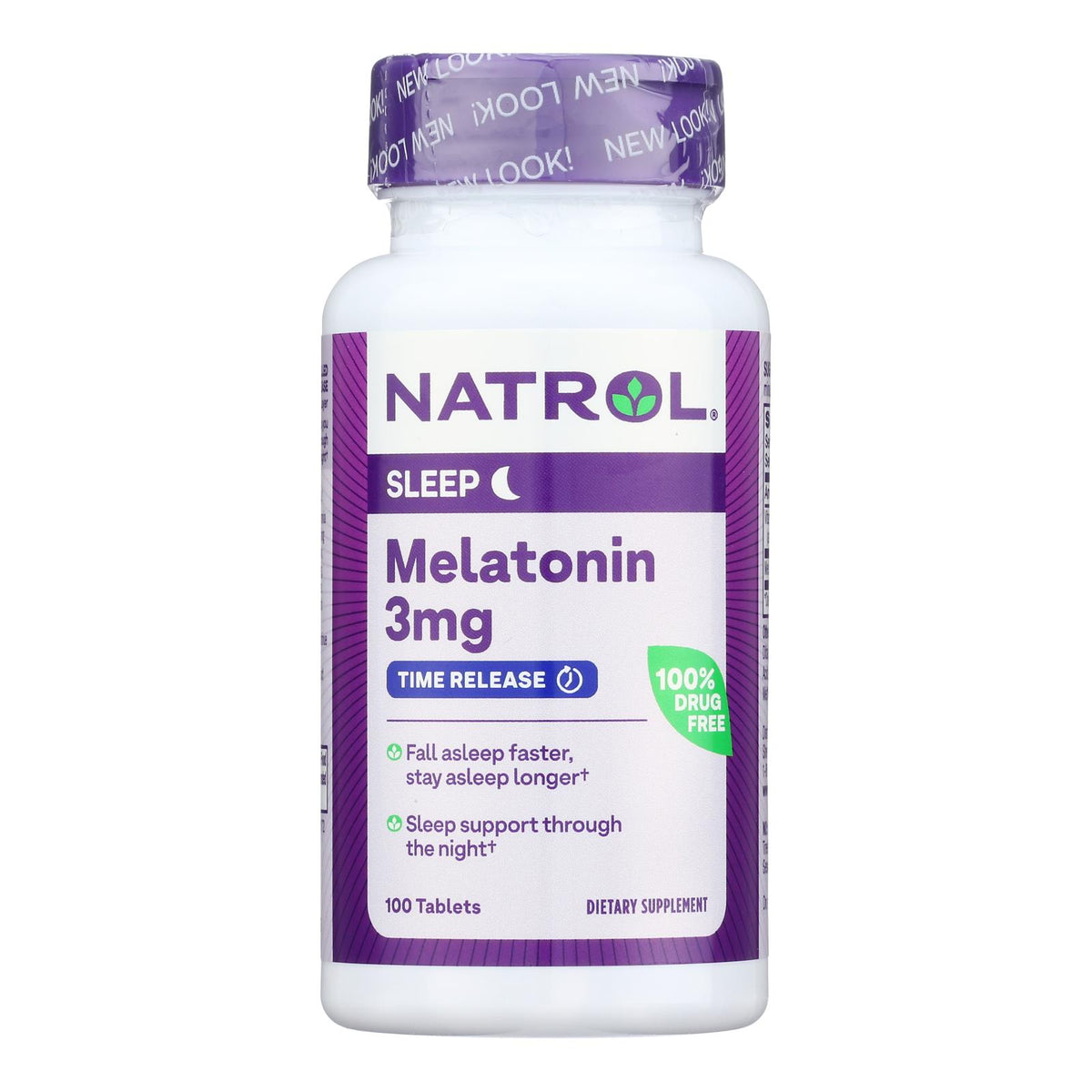 Natrol Melatonin Time Release - 3 mg - 100 Tablets