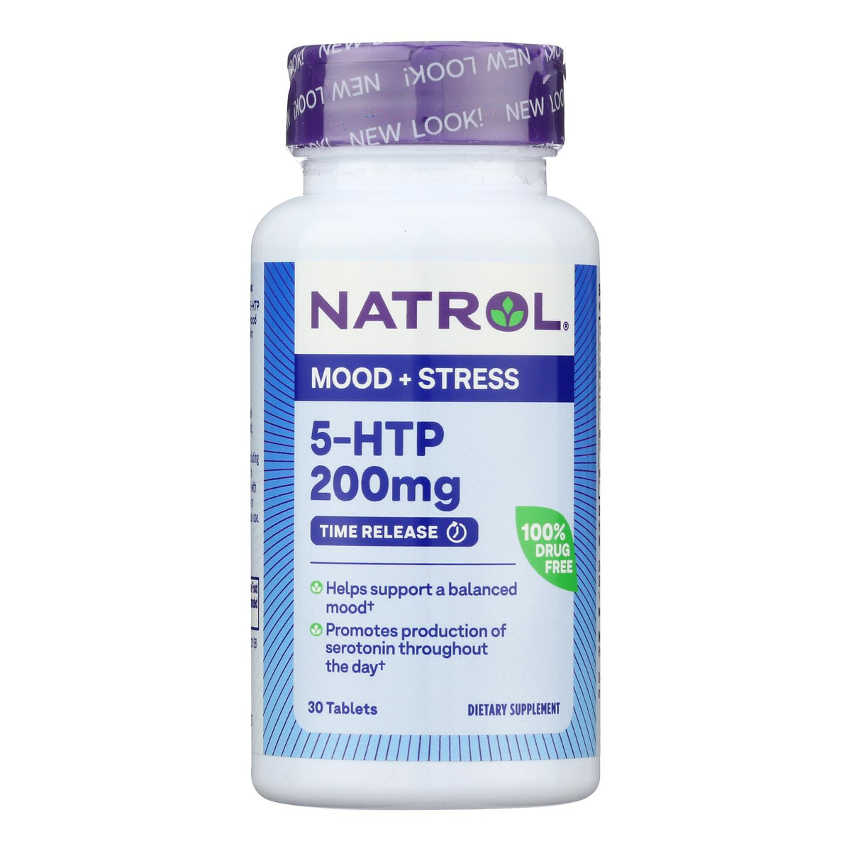 Natrol 5-HTP TR Time Release - 200 mg - 30 Tablets