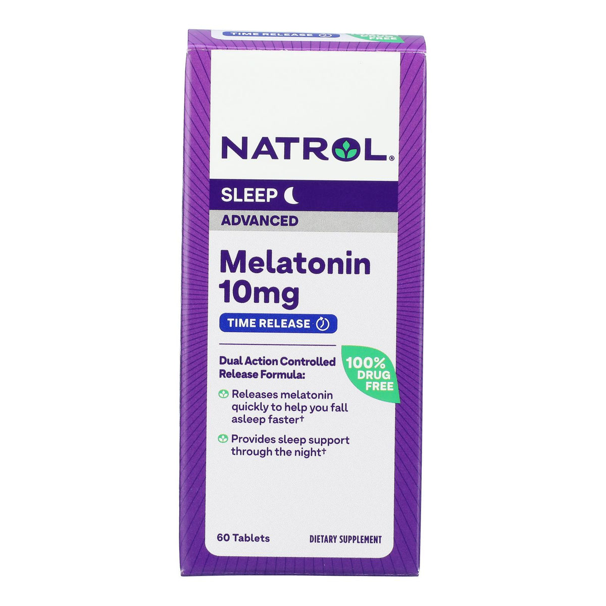 Natrol Advanced Sleep Melatonin - 10 mg - 60 Tablets