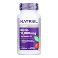Natrol Biotin - Fast Dissolve - Strawberry - 10000 mcg - 60 Tablets