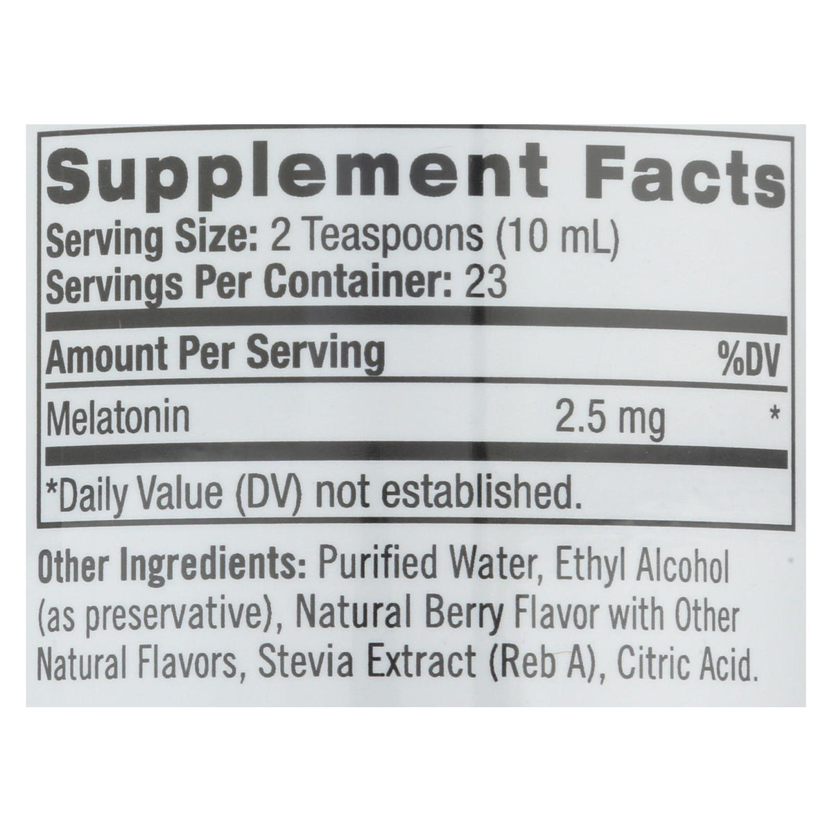 Natrol - Melatonin Liquid 2.5mg - 8 FZ